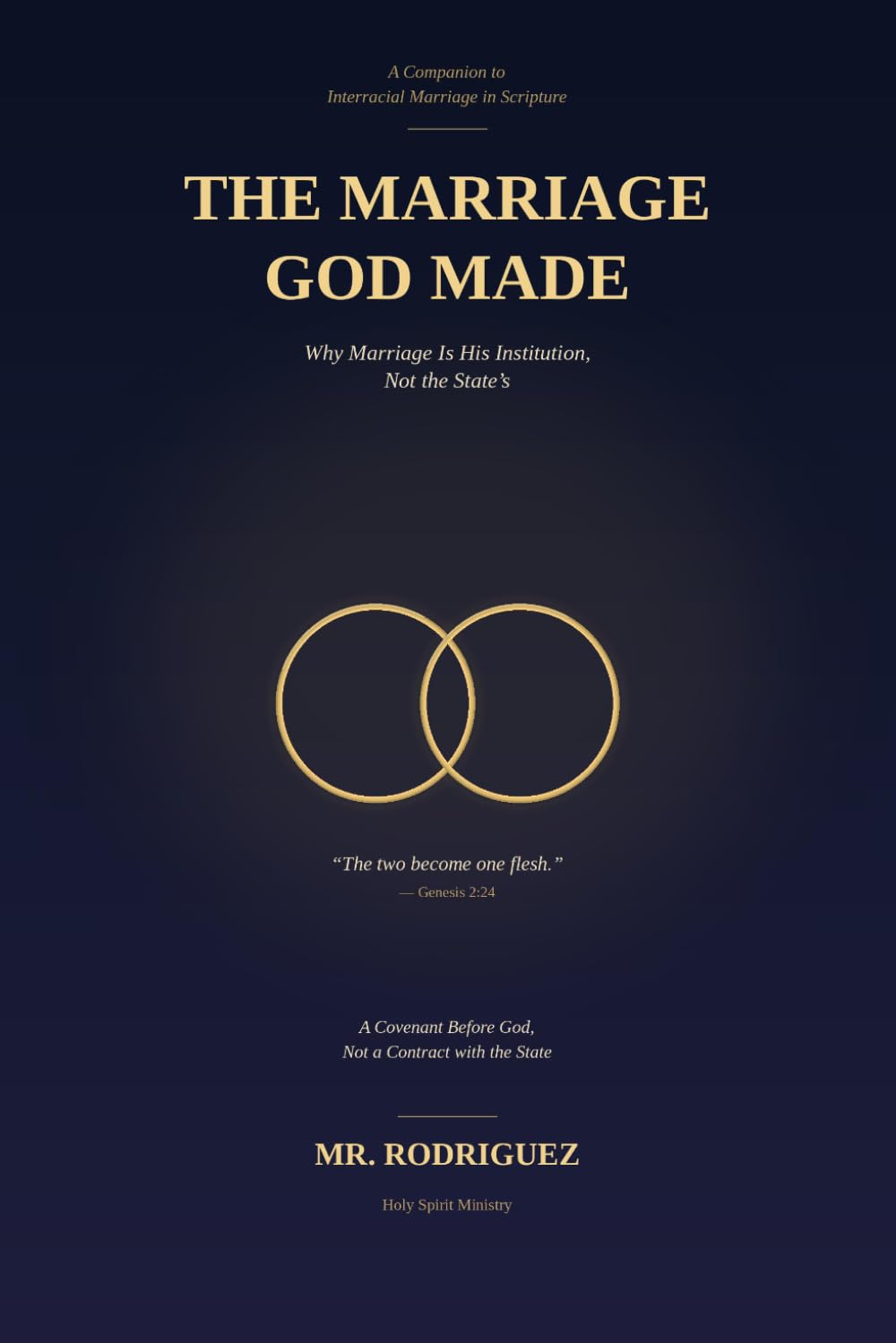 The Marriage God Made: Why Marriage Is His Institution, Not the State's: 25 (Holy Spirit Ministry)