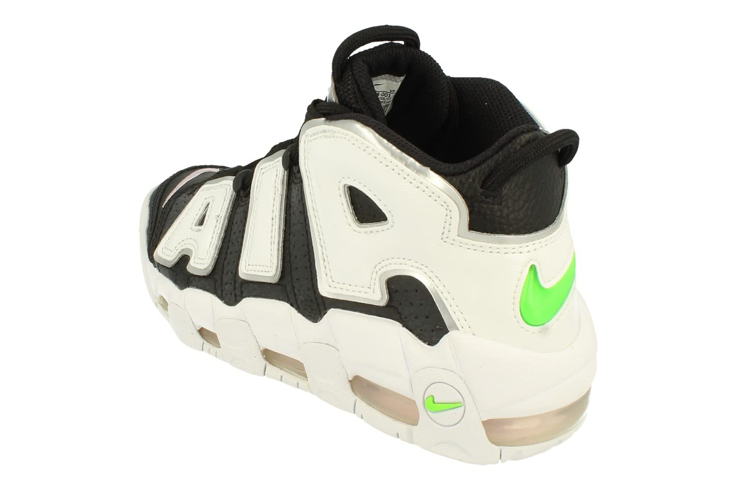 Nike Womens Uptempo Trainers DN8008 Sneakers Shoes (UK 3.5 US 6 EU 36.5, Black Summit White 001)