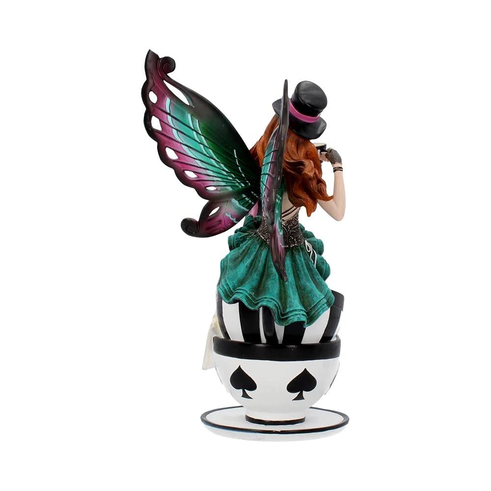 Nemesis Now Hatter Figurine en résine Bleu Sarcelle Taille Unique 16 cm
