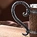 Meyas Beer Mug Handmade Wooden Barrel Beer Mugs Beer Steins, Stainless Steel Vintage Tankard Beer Cup, Medieval Coffee Mug Tea Cup, Drinkware Mug for Coffee/Juice, Gift for Men, Bar Decoration 17oz
