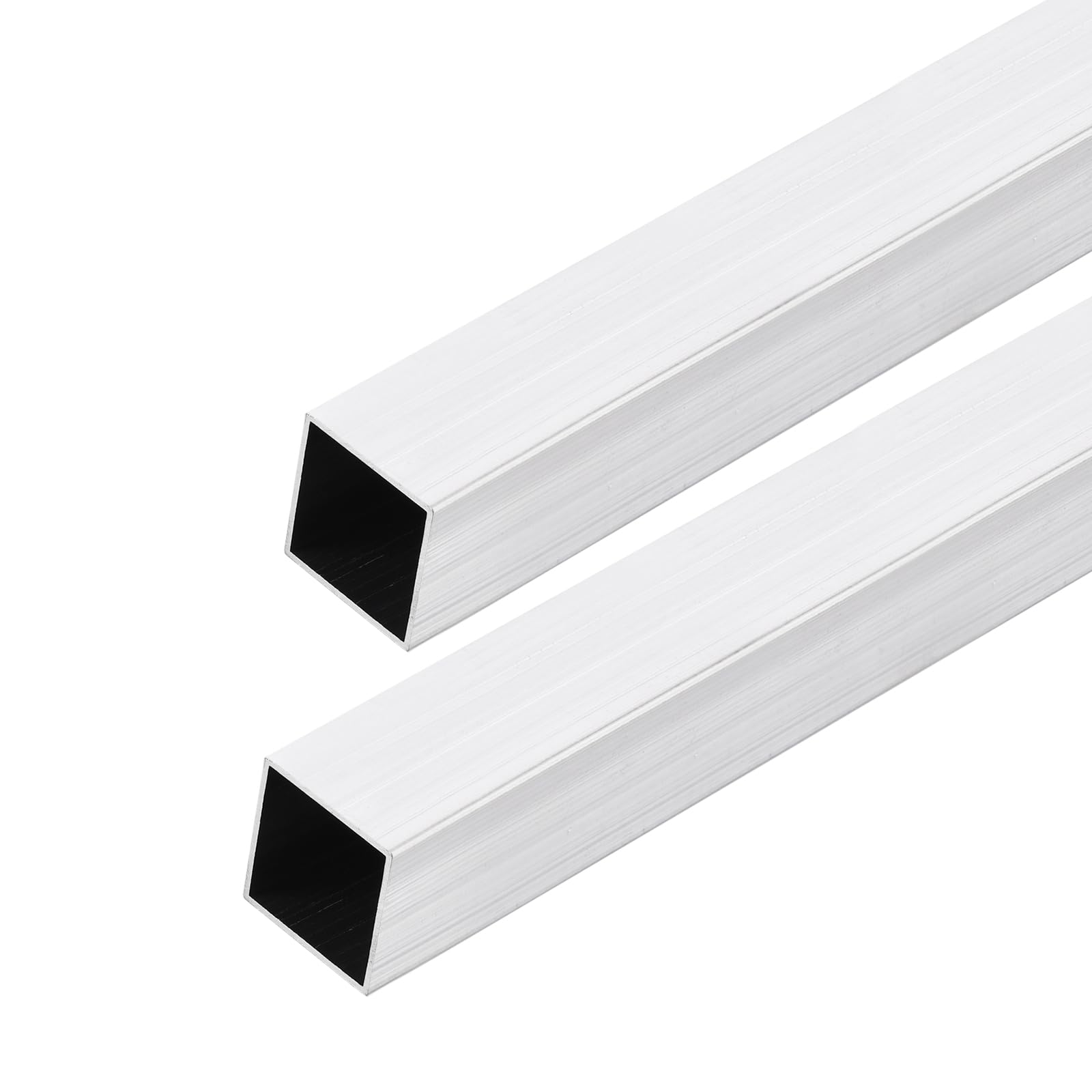 DTGN 30mmx30mmx2mmx200mm (Width X Wall Thickness X Length) Square Tube - 2Pack - Good For Industrial Housing Construction - 6063 Aluminum Square