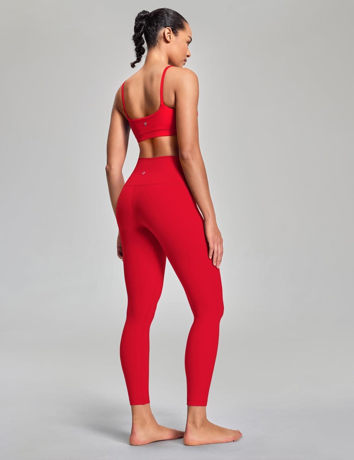 HeyNuts Women's Yoga Pro Leggings 25'' Buttery Soft High Waisted 7/8 Lounge Yoga Pants - Image 2