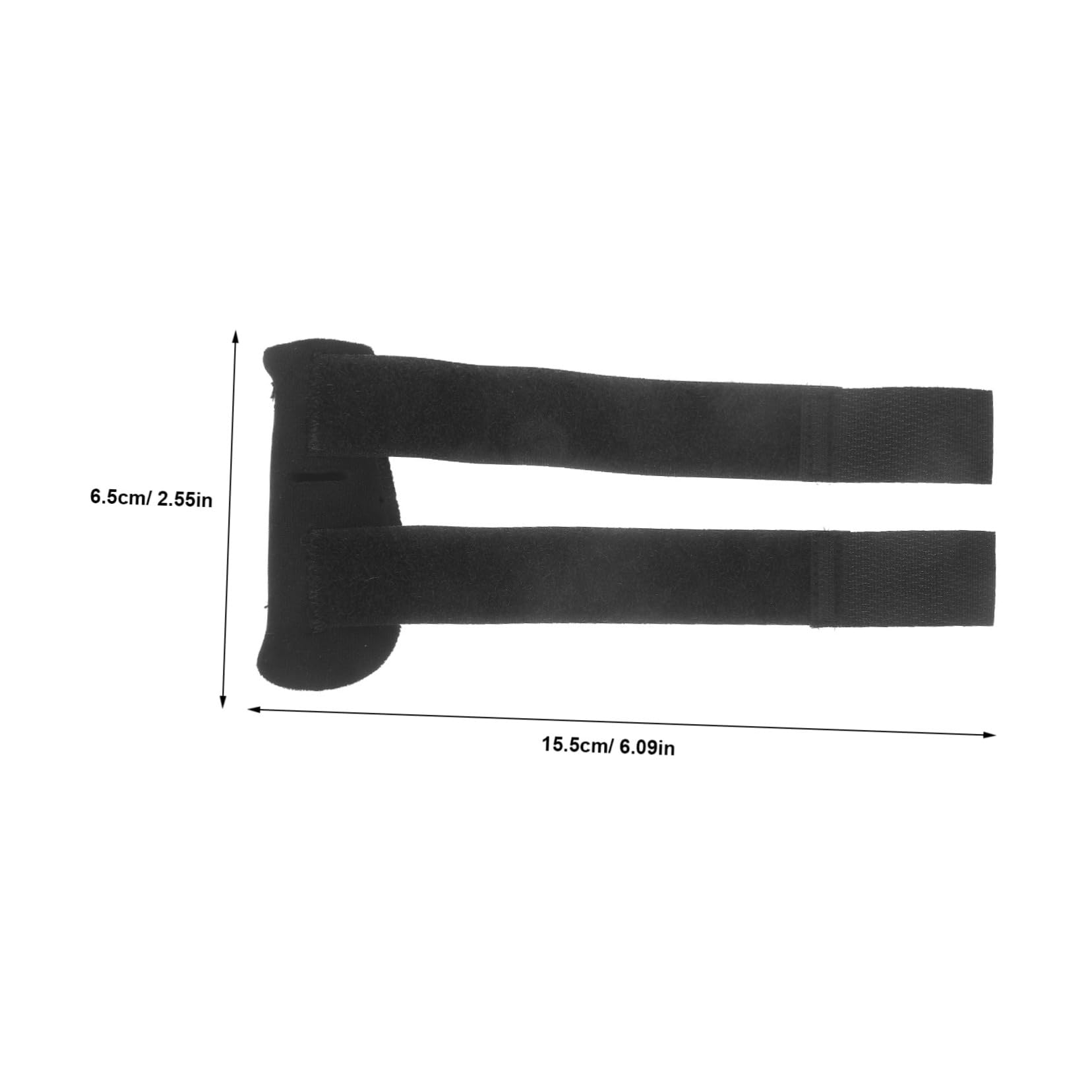 HOMOCONO 2pcs Basketball Finger Guards Finger Wrapping Band Basketball Finger Brace Finger Protective Strap Finger Bands Finger Splint Band Finger Splint Strap Sports Equipment Black Nylon