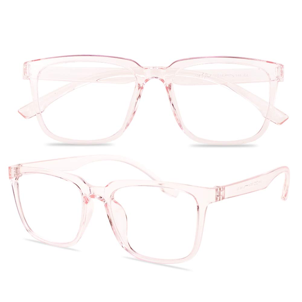 MANG Transición Al Aire Libre Gafas De Lectura Fotocromáticas De Gran Tamaño Cuadrado Marco Transparente Gafas De Aumento Multifocus Lectores De Computadora con Bloqueo De Luz Azul