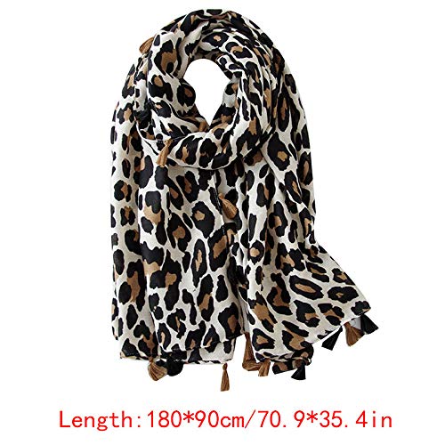 LABANCA Womens Vintage Boho Scarf Winter Warm Printed Scarf Shawl2