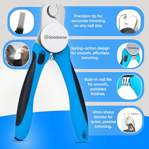 LED Pet Nail Clippers with Light for Safe Pet Grooming – Eco-Friendly Plastic, Sharp Blades for Dogs, Cats & Small Pets, Easy-to-Use Trimmer for Paws - Image 3