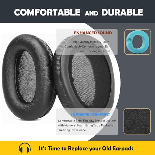 Almohadillas para auriculares Audition Pro Earpads Cushion para auriculares inalámbricos Avantree Audition Pro/HT4189/HT5009/HT5150/HT41899/HT3189/DG59M/C519M/BTHS-AS9 miniatura 3
