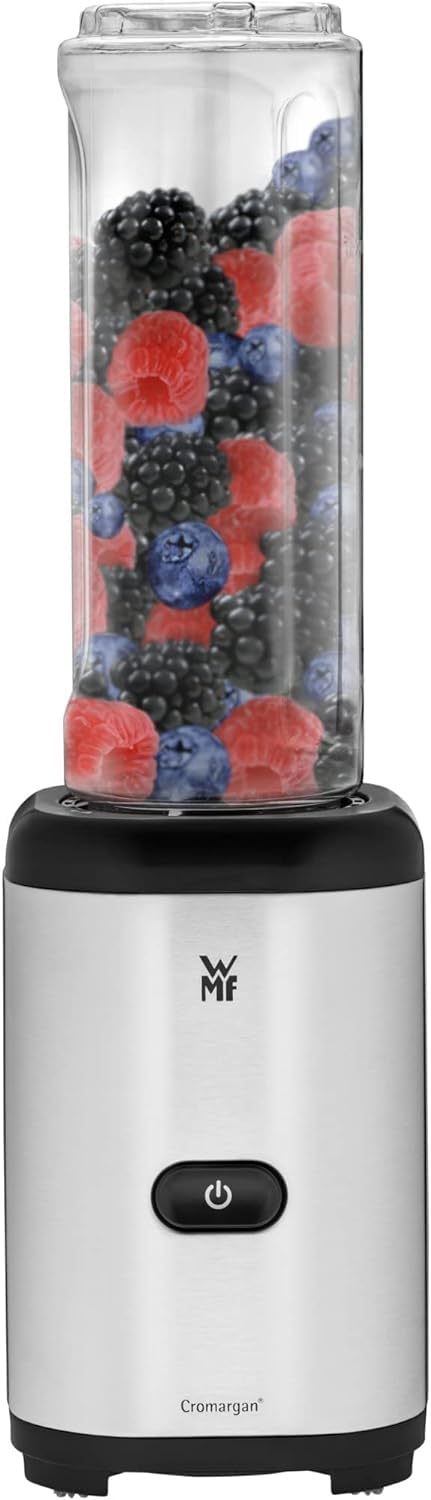 WMF Kult X Edition Handrührer, Quirl mit 5 Geschwindigkeitsstufen, Turbofunktion, Handmixer 400 W, schwarz & Kult X Mix & Go Mini Smoothie Maker, Standmixer, Blender elektrisch, Shake Mixer 300 Watt