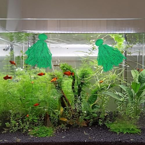 Fgnaic Fish Breeder Spawning Mop for Fish Tank, Floating