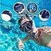 Diving Mask, Swimming Mask with Snorkel Full Dry Snorkeling Anti-Fog Diving Swimming Goggles Snorkeling Gear Snorkeling Mask Men and Women Swimming Mask
