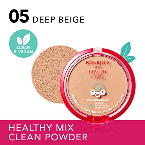 Compact Teinte Sable 5 Healthy Mix Clean & Vegan Bourjois Paris La Palette - vue 3