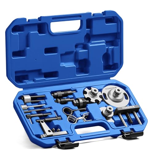 YISINIUTUO Diesel Engine Camshaft Alignment Locking Timing Tool Compatible with Volkswagen Audi A6L 2.7, Q7 3.0TDi, 4.0 4.2Tdi V8 CRD A4, A5, A6, A8, Q5, Q7 2.0D 2.7D 3.0TDI Engine