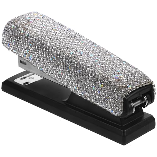 Agrafeuse portative en fer strass brillant compacte pour le bureau