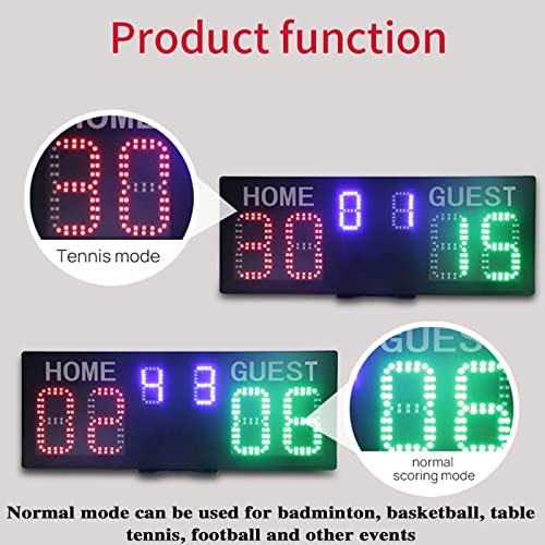 Marcador electrónico de baloncesto digital con mando miniatura 2