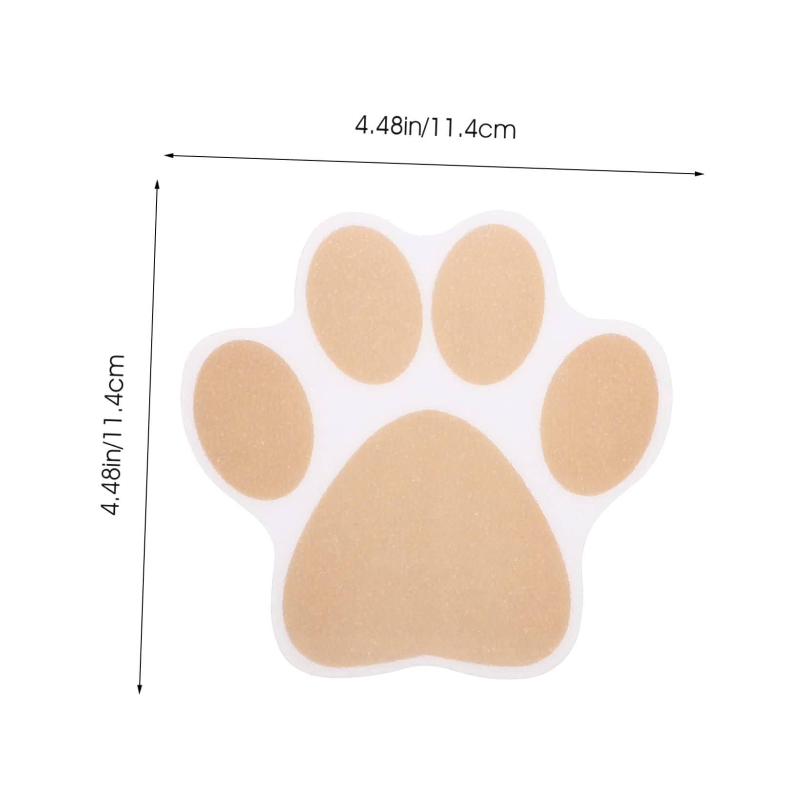 KONTONTY 1 Set Bathroom Slip Stickers with Dog Paw Pattern Non Slip Decals for Bathtub and Floor Safety Easy to Apply Peva Material for Home Use