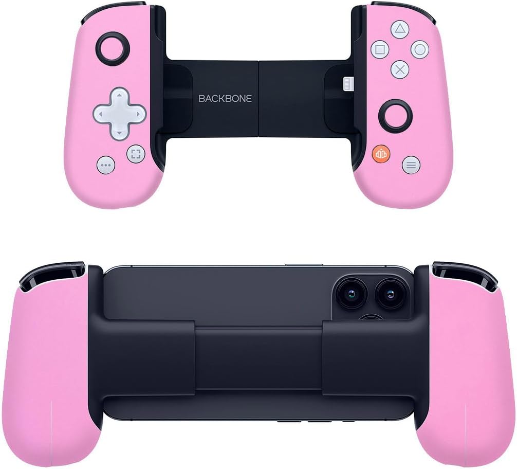 SopiGuard Sticker Skin for Backbone One Controller Full Body Wrap (Matte Pink)