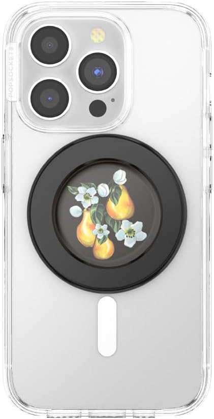 PopSockets Phone Grip for MagSafe, Magnetic Holder- Pear Blossom image 3