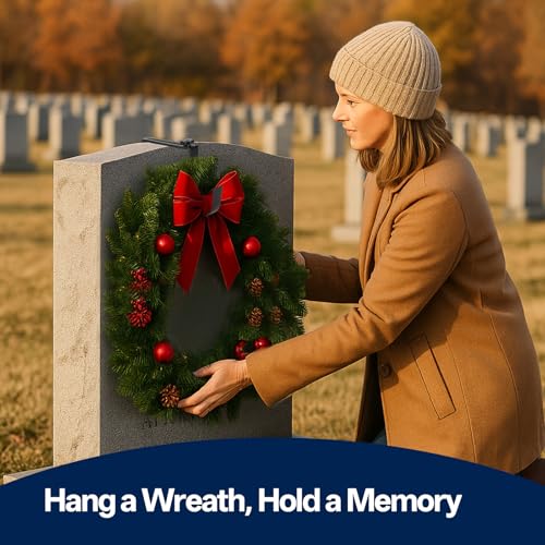 BEISE Wreath Hanger for Headstone, Adjustable 6"- 11", Black 2 Pack, Non-Slip Sponge Grip, Fits Thick Upright Gravestone with Flat or Uneven Arched Tops, Easy Outdoor Cemetery Christmas Décor by BEISE - Image 5