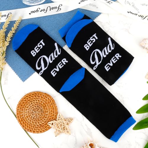 Fathers Day Dad Gifts Birthday Christmas Stocking Stuffers Valentines Day Easter Thanksgiving Halloween Retirement New Years Thank You Unique Sentimental Cozy Best Dad Ever Socks Ideas Gifts for Dad2