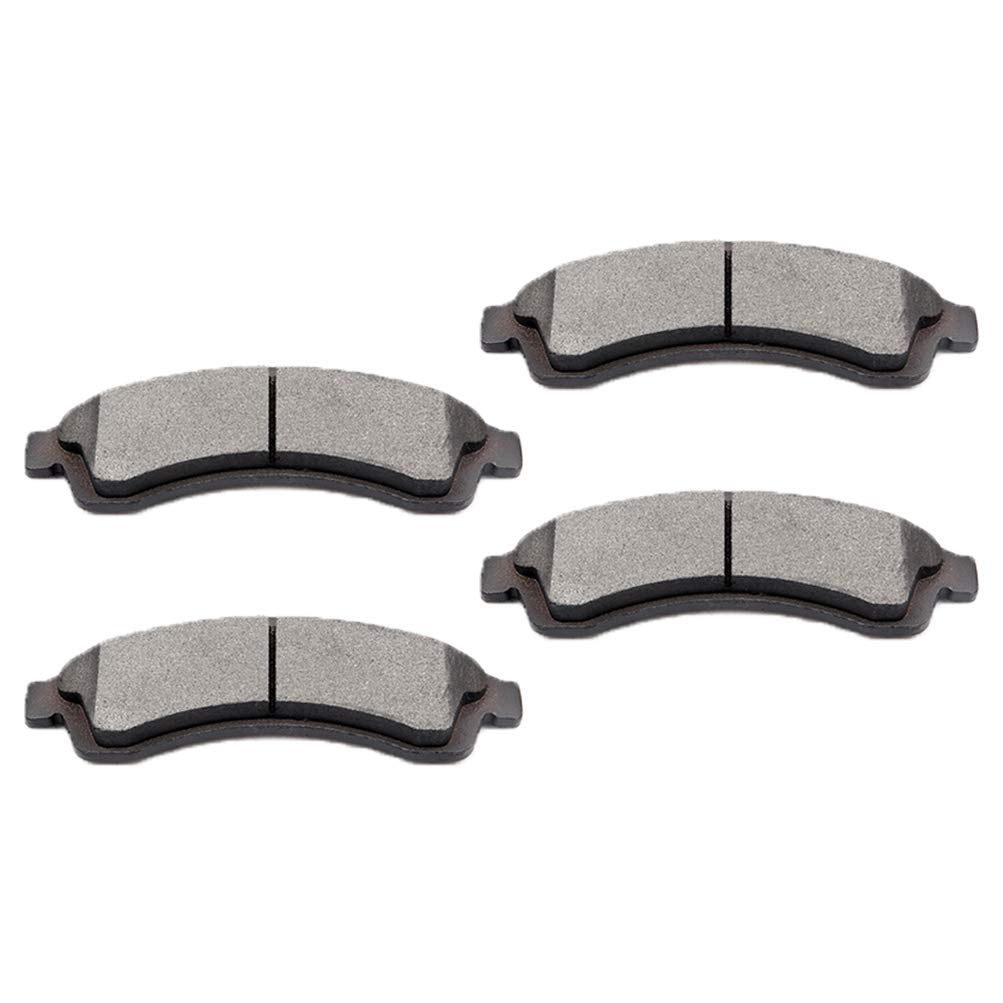 cciyu D882 Professional Ceramic Front Brake Pads Set fit For Buick Rainier,For Chevy SSR,Trailblazer,Trailblazer EXT,For GMC Envoy,XL,XUV,For Isuzu Ascender,For Oldsmobile Bravada,For Saab 9-7x