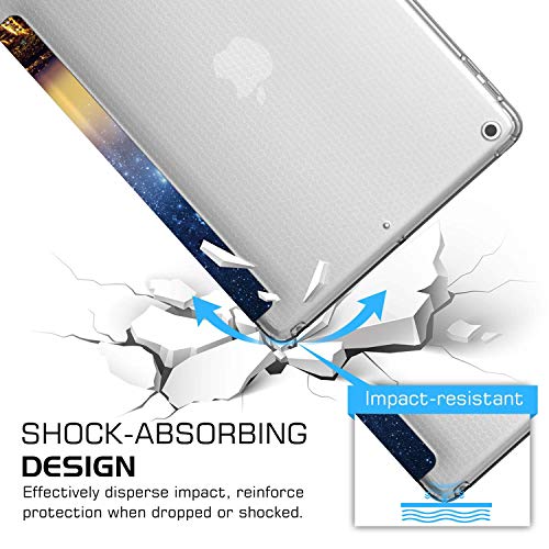 Image of DuraSafe Cases for iPad 8.3 Inch Mini 6th Gen [ Mini 6 2021 ] A2567 A2568 A2569 MK7M3HN /A MLWL3HN /A MK7R3HN /A MK7P3HN /A MLWR3HN /A MK7X3HN /A MK7V3HN /A MK893HN /A Printed Flip Cover- Paris Night