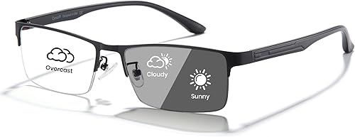 Miniatura 16 de Cyxus Gafas de bloqueo de luz azul de titanio para hombres y mujeres, anteojos para computadora, anteojos para pantalla y video, antifatiga ocular