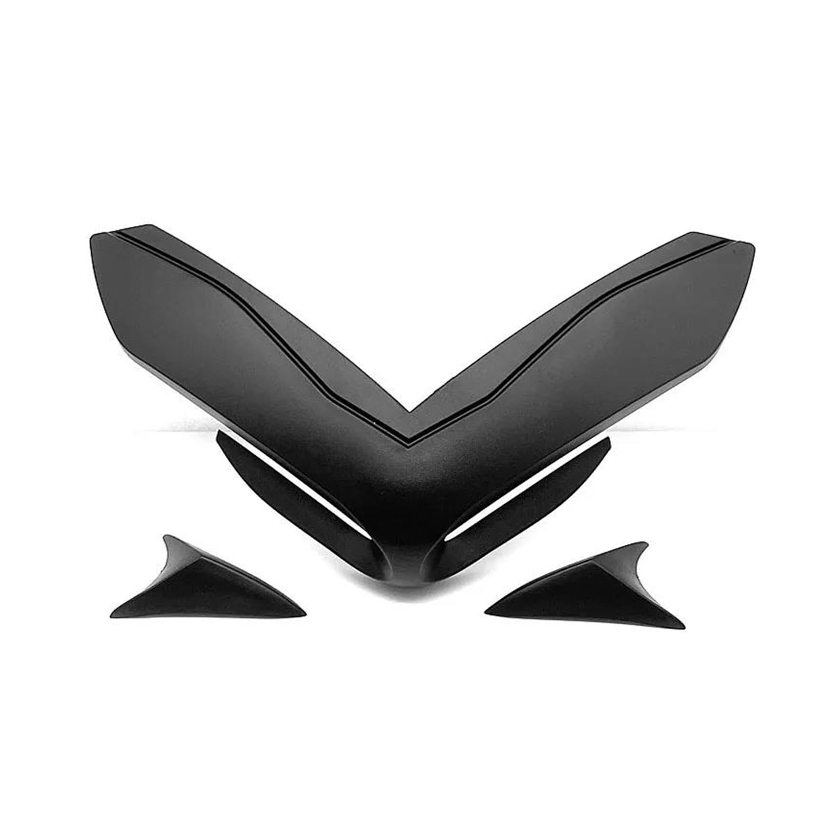 Spoiler Anteriore Per Kawasaki Z900/ZR900 2017-2019 - Copertura Pannello Faro In ABS Effetto Carbonio, Aletta Aerodinamica