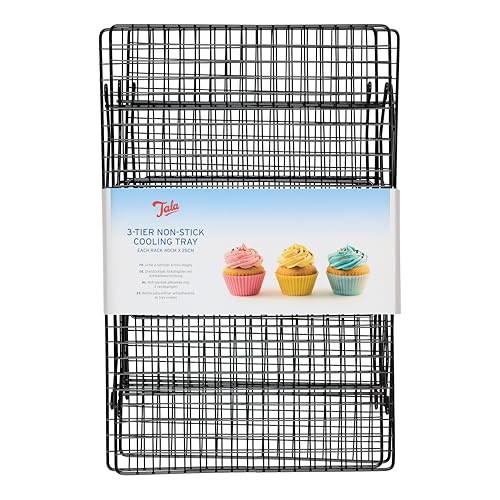 Tala Grille de Refroidissement 3 Niveaux Antiadhésive – Support Pliable