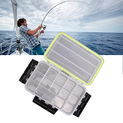 Boîte plastique matériel de pêche durable transparente à compartiments ajustables - 3