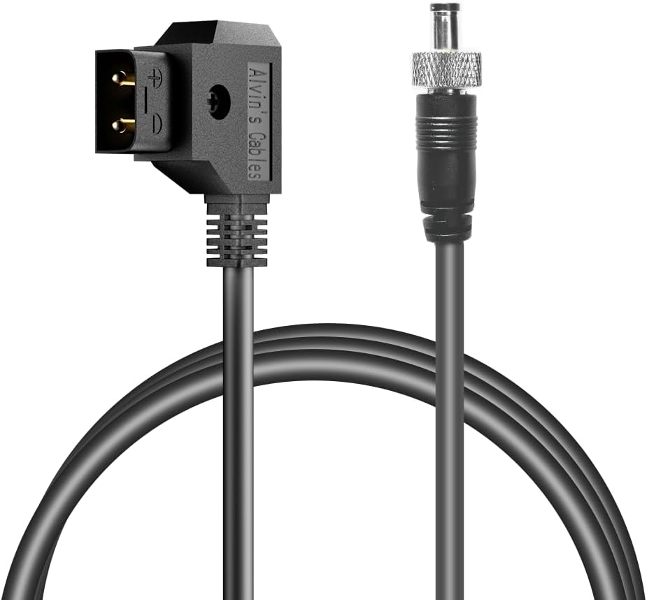 Alvin's Cables ATOMOS Monitor Power Cable Lock DC to D Tap for Video Devices PIX-E7 7 Touchscreen Display Hollyland Mars 400s