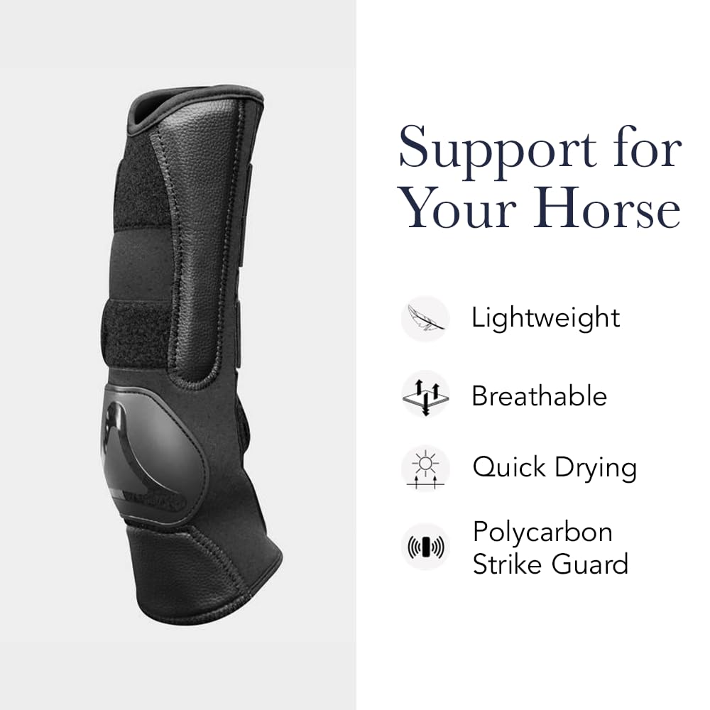 LeMieux Turnout - Botas de Caballo - Equipo de protección y Equipo de Entrenamiento - Botas equinas, envolturas y Accesorios (