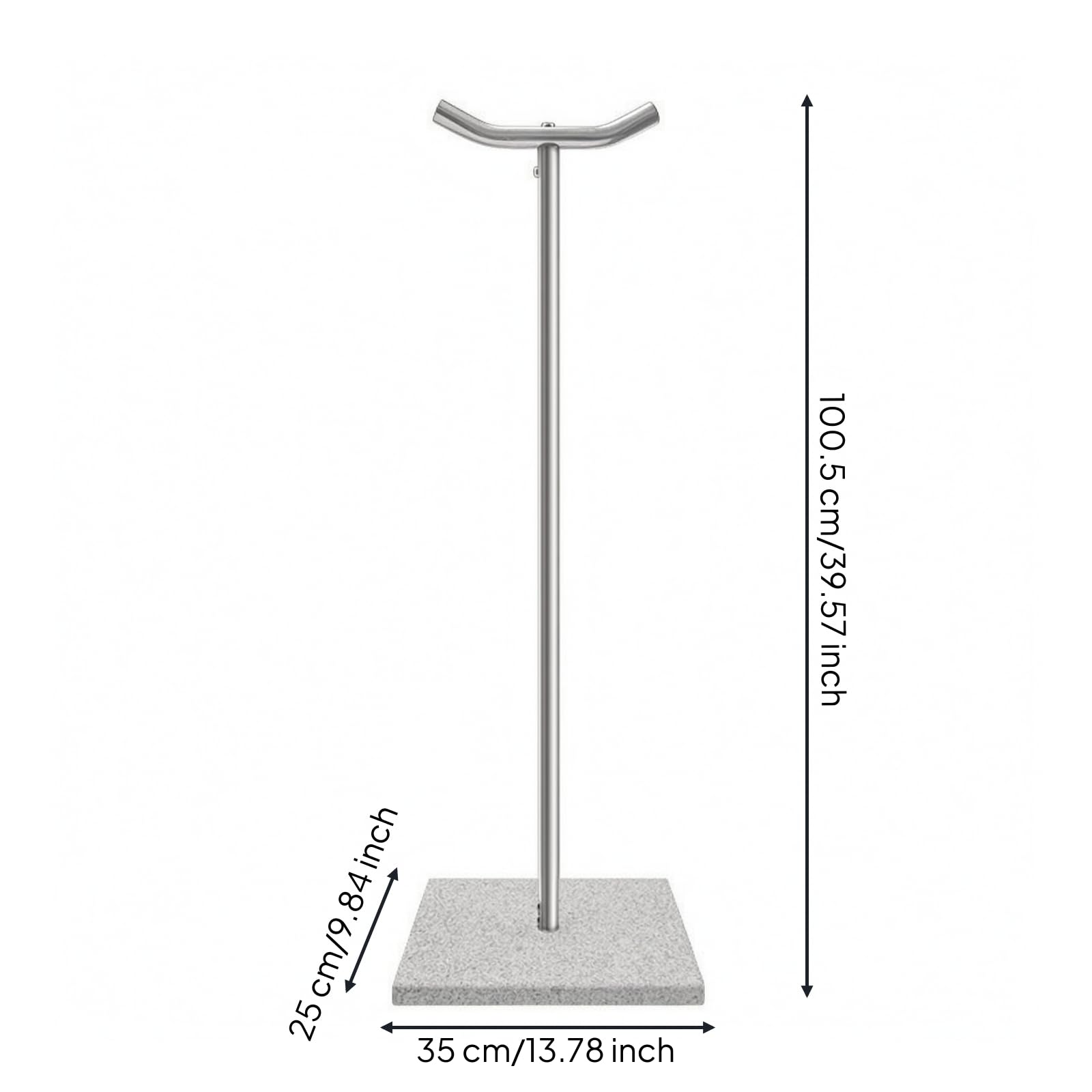 perfk Soporte para Mango Pala Anti Óxido | Diseño Vertical Compacto, Soporte para Pala Pizza, Resistente a la Corrosión, Pizzerías, Pizzeros