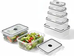 Potes Hermeticos Plásticos Transparente MTS | Retangular e Quadrado | Varios Tamanhos 490ml a 2900ml | Livre de BPA, Resistente, Ideal para Freezer, Microondas e Lava-loucas (5, Retangular)