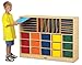 Jonti-Craft Sectional Cubbie Mobile Unit without Trays
