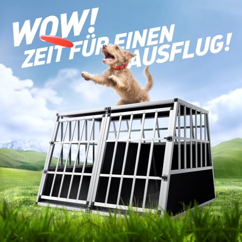 CADOCA® Hundetransportbox XXL Aluminium