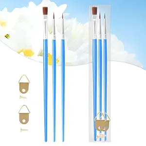 Paint Brushes Detailing Brush for Painting Brushes for Acrylic Painting Liner Brush for Oil, Face, Nail, Scale Model Painting (2pack /6 PCS)