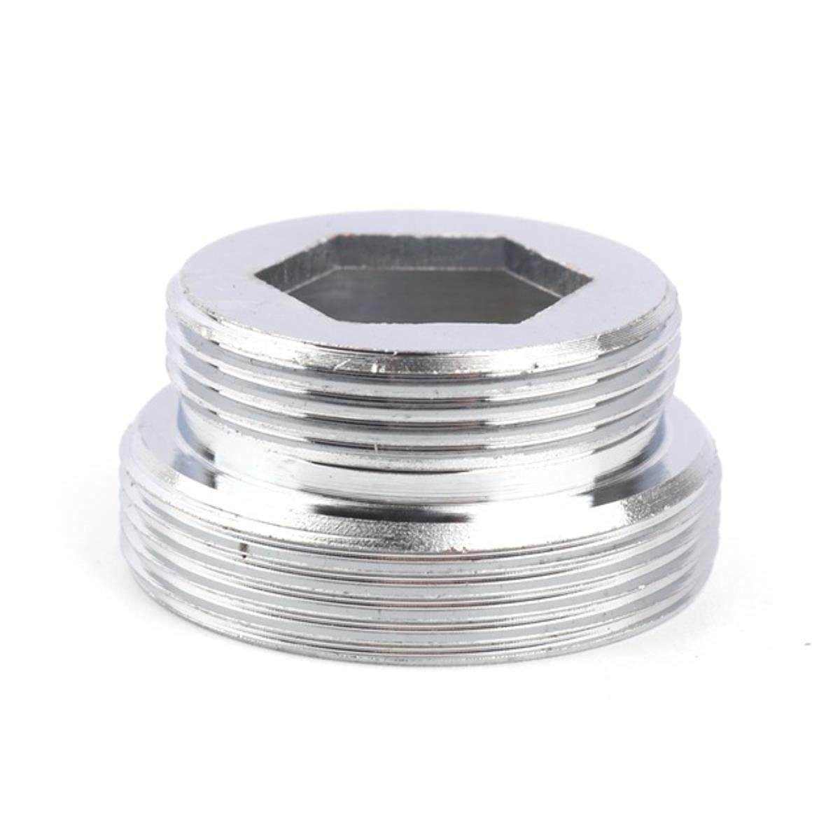 Edelstahl M22 bis M26 GewindeWasserhahn Gelenke Wasserhahn Adapter 