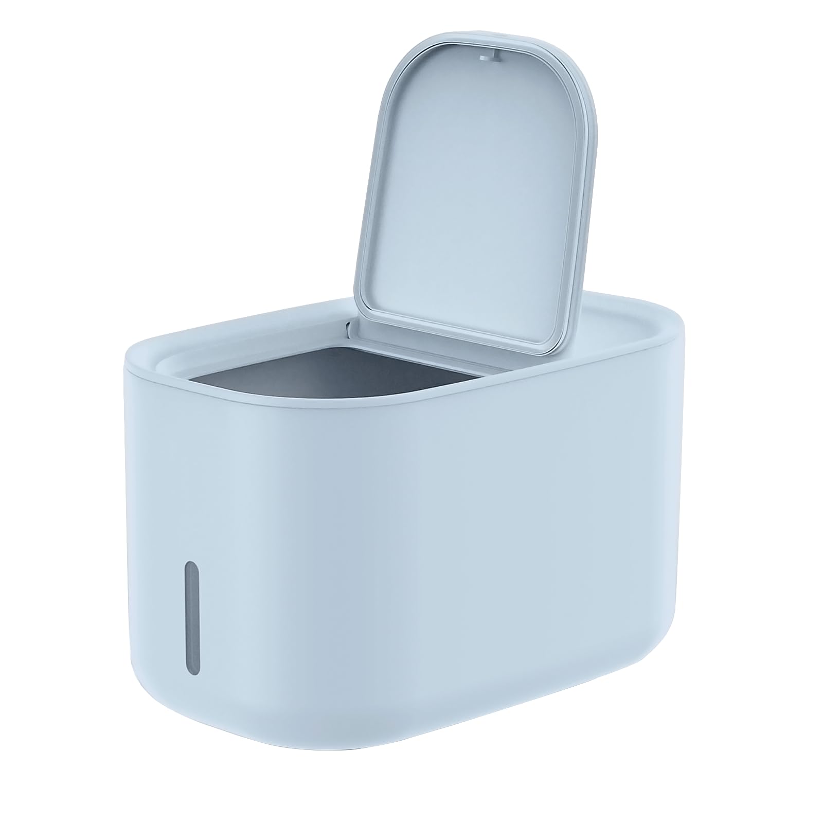 Zuutii Rice Storage Container,Food Container, Dry Food Storage, 11lbs Pet Food Dispenser, Large Storage Bin with Lid,Silicone Ring & Moisture Proof (Light Blue)
