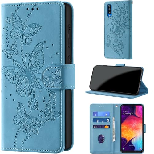 Handyhülle für Samsung Galaxy A50 Hülle Hellblau