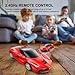 YYC 1:24 Scale Remote Control Car for Ferrari, Model RC Cars for LaFerrari with 2.4GHz, Electric Sport Racing Hobby Vehicle Gift for Adults, Kids, Boys, Girls - Red