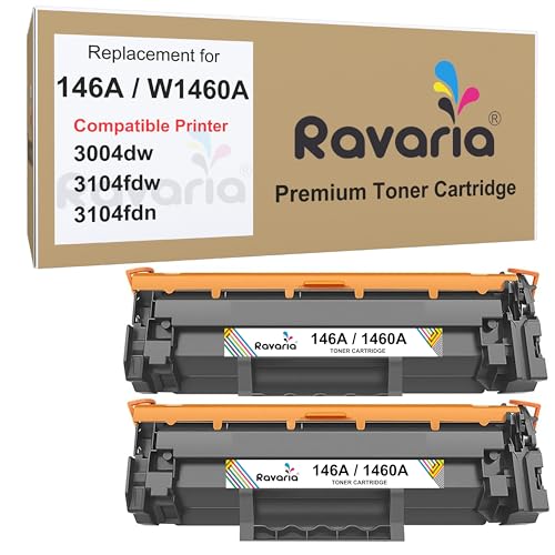 Image of 146A / W1460A Compatible Toner Cartridge HP LaserJet 3004dw, 3104fdw, 3104fdn Printer (146A / W1460A Toner Pack of 2)