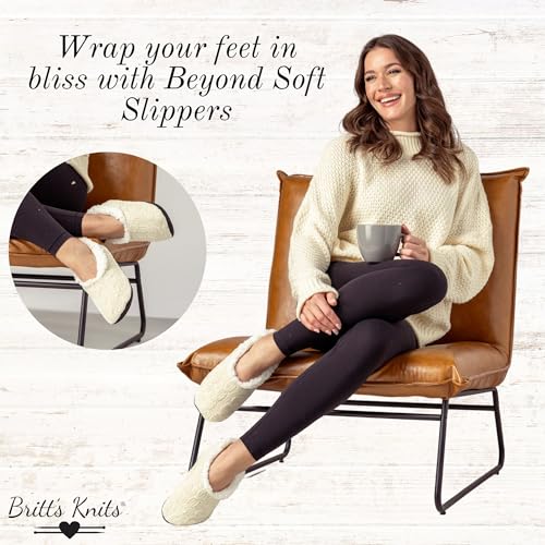 Britt's Knits Soft Slippers for Women Chenille Slippers Ideal for Lounging and Indoor Comfort3