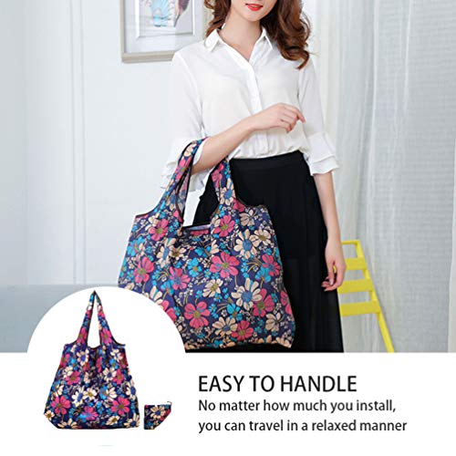 Cabilock Bolsa de Mercadoria Reutilizável Dobrável Grande Capacidade Ecológica Bolsas de Armazenamen