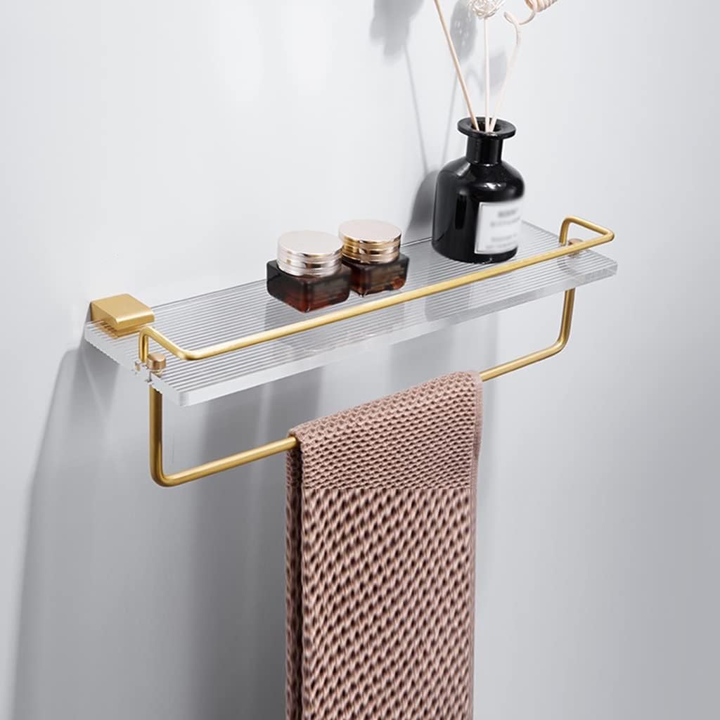 シャワーシェルフラック バスルームスペースアルミシェルフ、トイレアクリルウォッシュパーティション、壁掛けミラーフロント化粧品収納ラッ