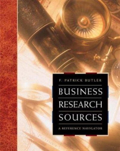 Business Research Sources: A Reference Navigator (Irwin/McGraw-Hill Series)