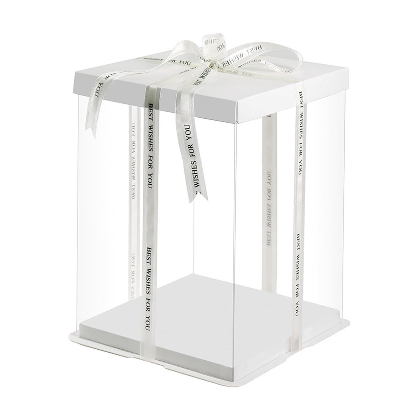 Scatola per Torte Confezione regalo in PET trasparente da 10 set