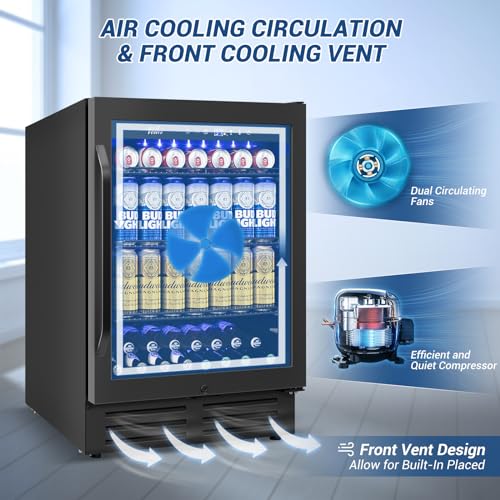 Velivi 24 Inch Beverage Refrigerator Under Counter thumb #3