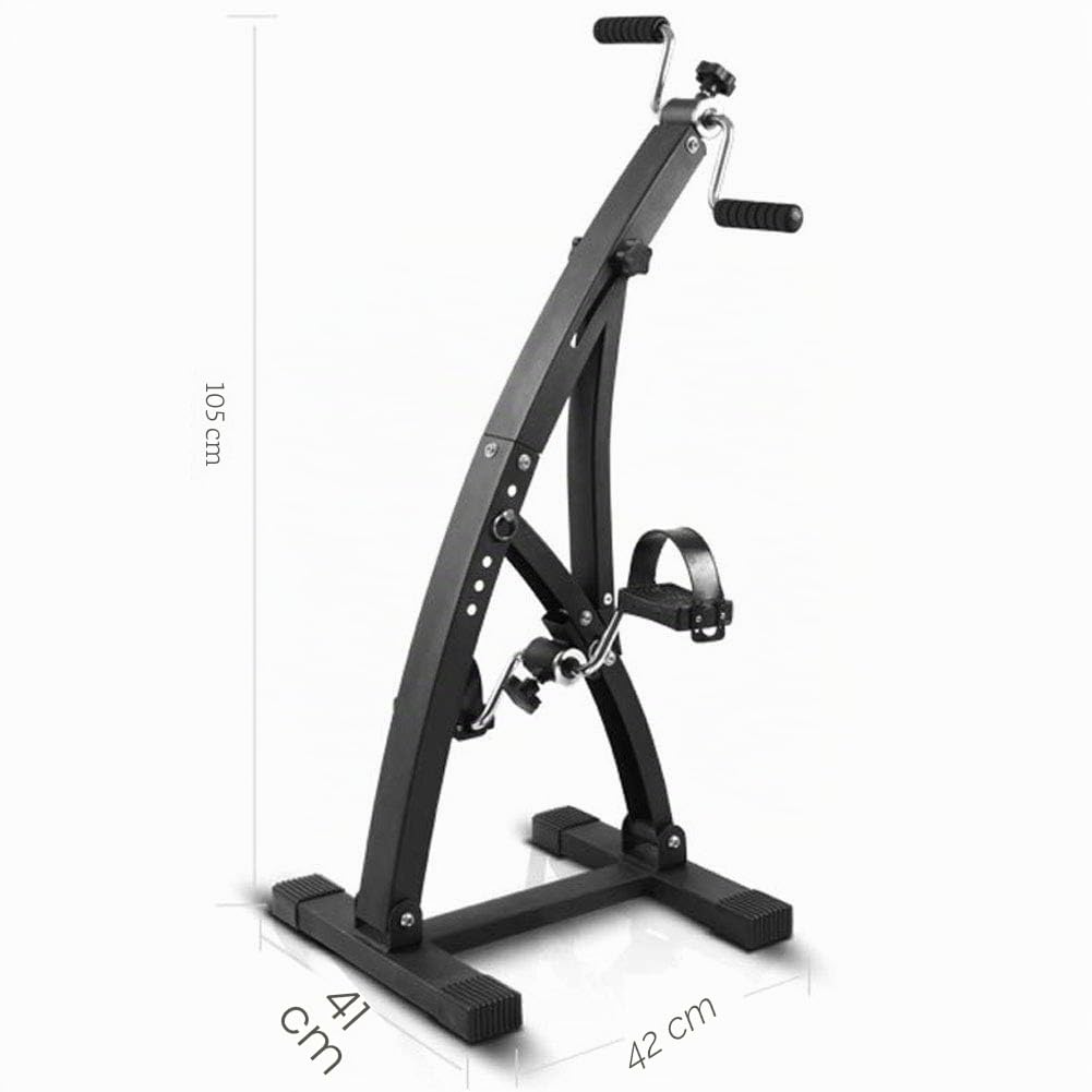 BAKAJI Pedal de Entrenamiento para Brazos y piernas, Bicicleta estática, Bicicleta estática, Gimnasia, pasiva, Ejercicio, Fitness, rehabilitación para Personas Mayores