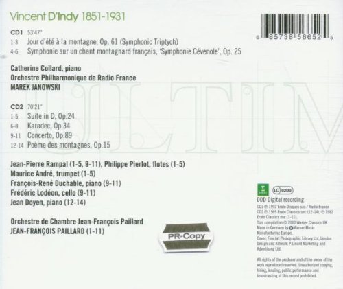 D'indy: Orchestral Works