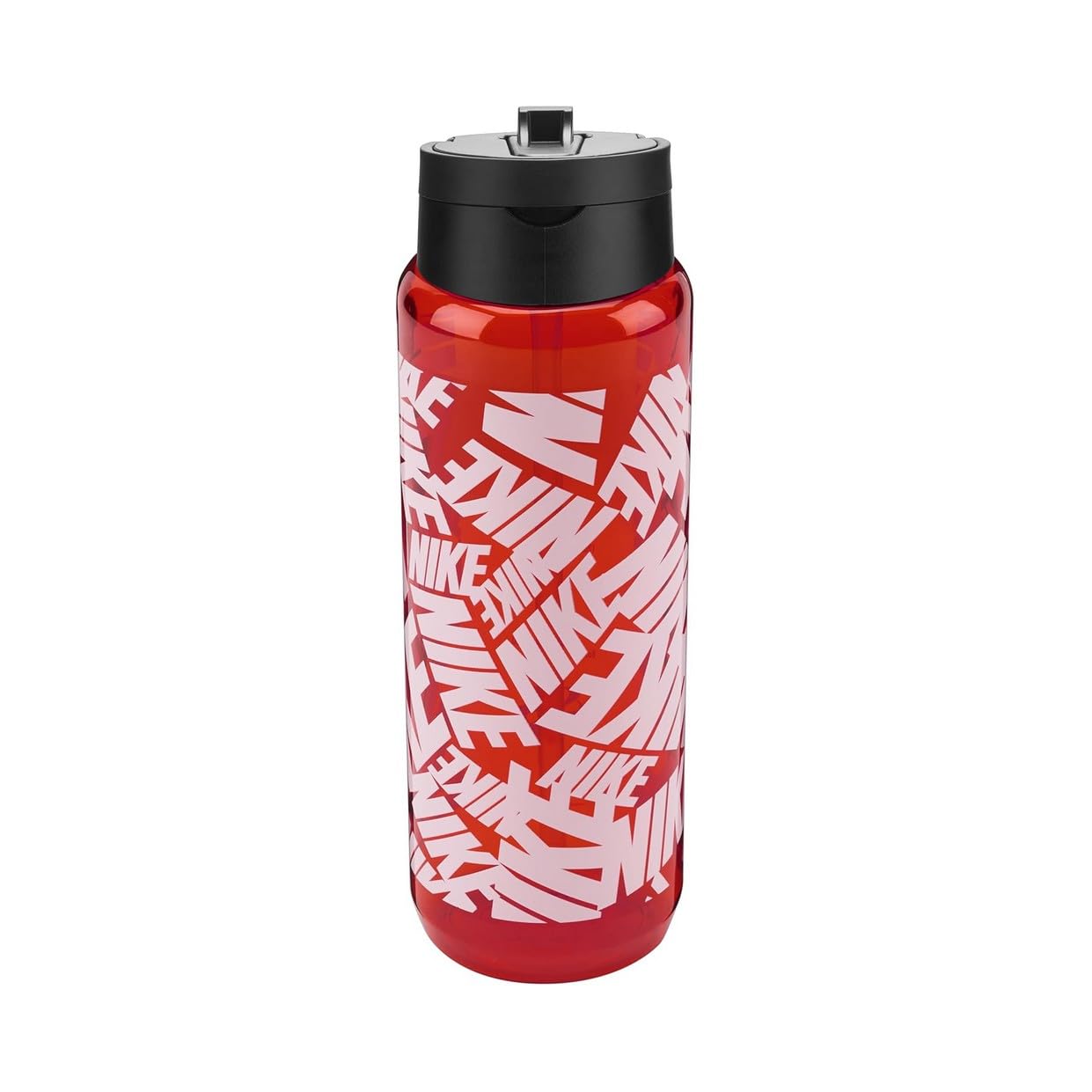 Nike TR Renew Recharge Straw Bottle 24oz 709 ml Water Bottle Sports Bottle Training Fitness, Safety Orange/Black/White/White